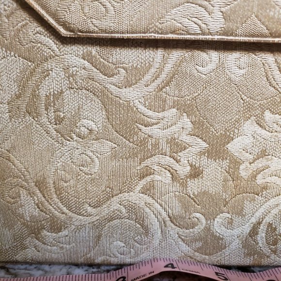 Vintage Viviane Woodard cosmetic carrying case large 12-in x9-in x 4-in clasp - Picture 6 of 15